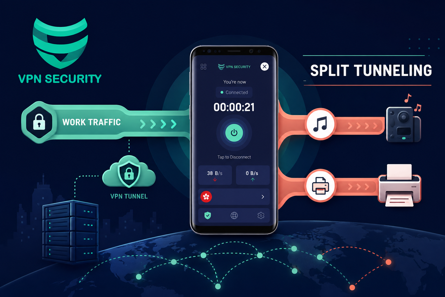 Split Tunneling Explained: Route Only the Apps You Choose